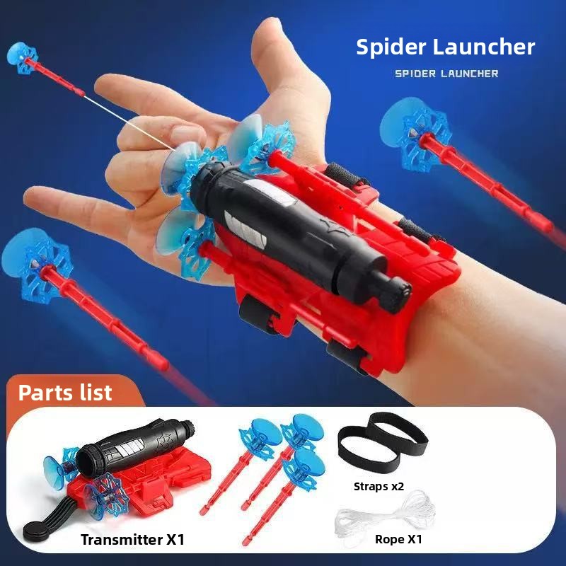 Spider Web Suction Cup Launcher Toy