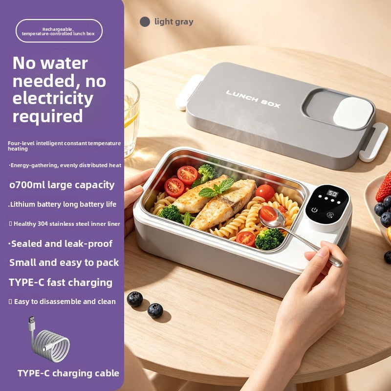 Portable Rechargeable Wireless Heating Lunch Box