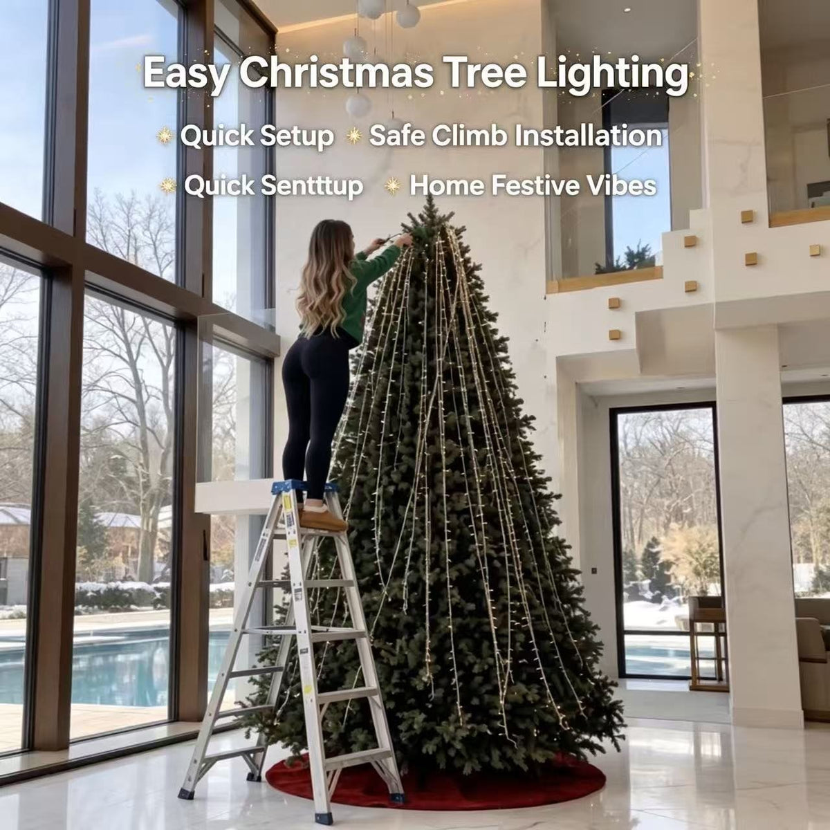 Christmas tree string lights
