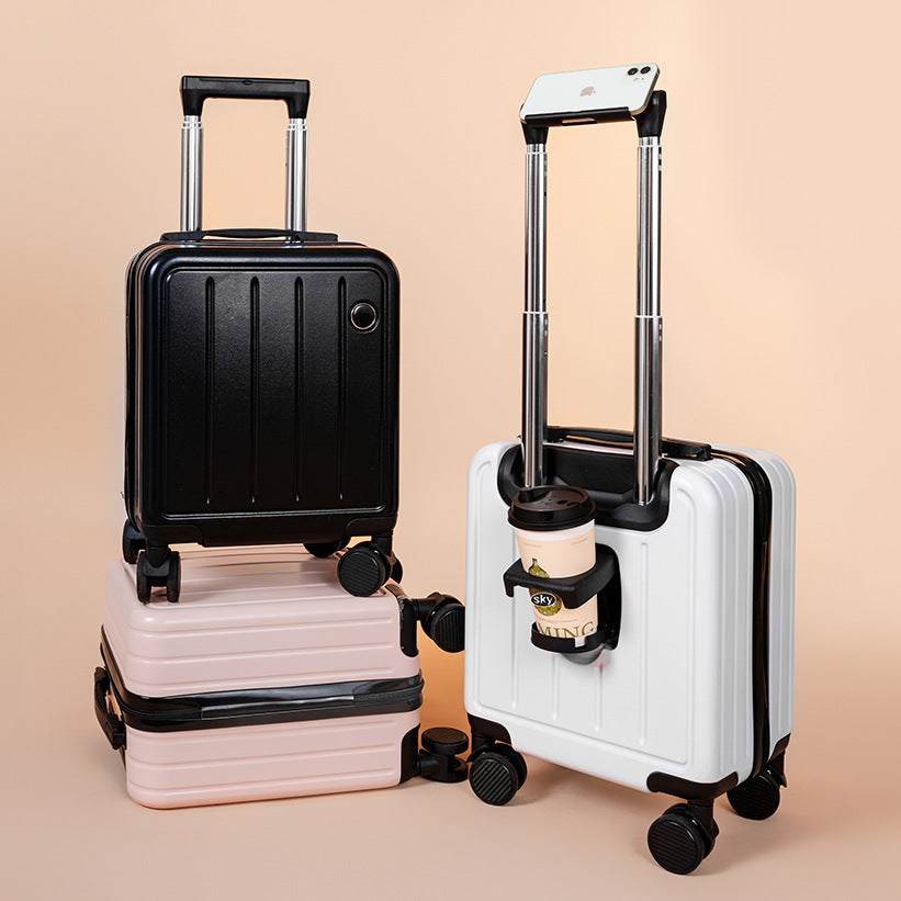 Lightweight Carry-On Suitcase with Silent Wheels