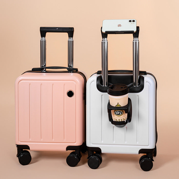 Lightweight Carry-On Suitcase with Silent Wheels