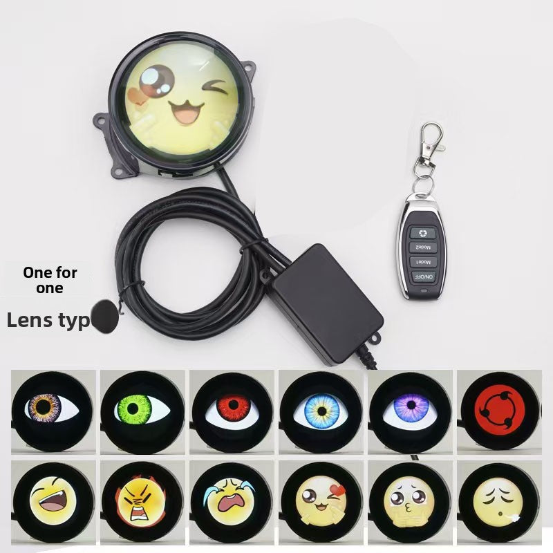 Universal Dynamic Devil Eye LED Car Lens Decorative Ambient Light