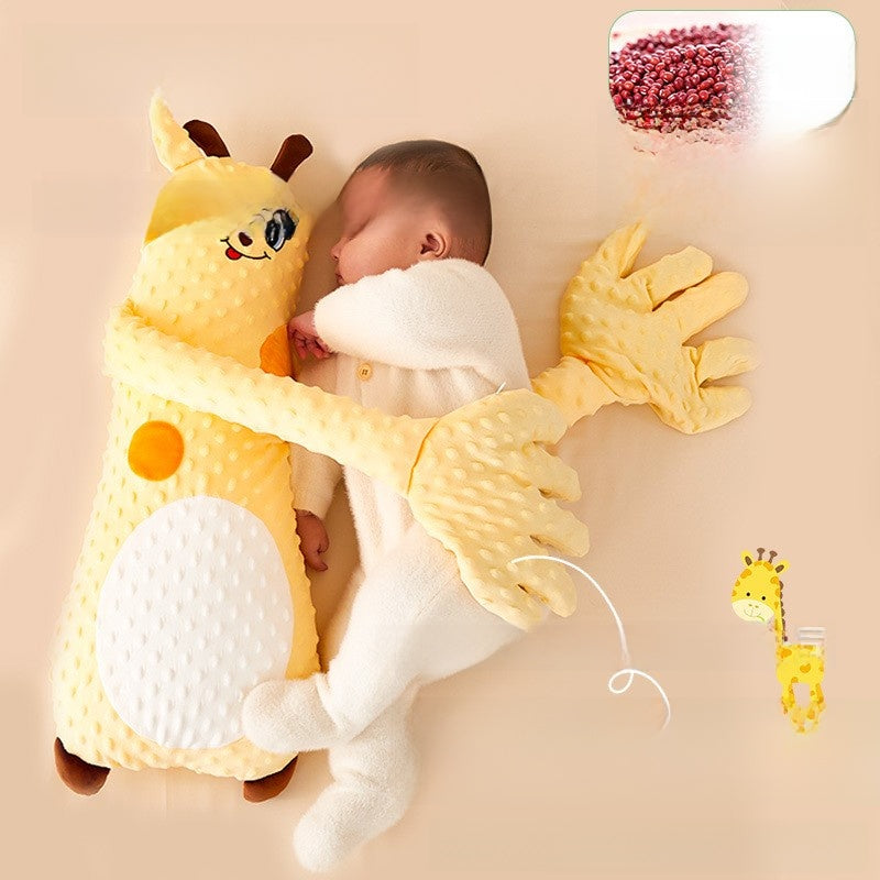 Baby soothing dinosaur velvet toy baby sleeping pillow