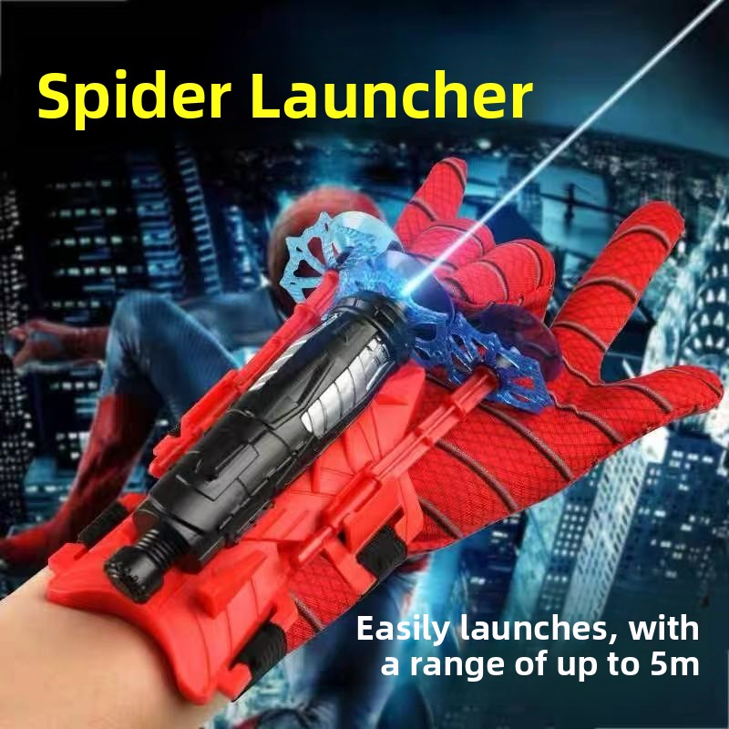 Spider Web Suction Cup Launcher Toy