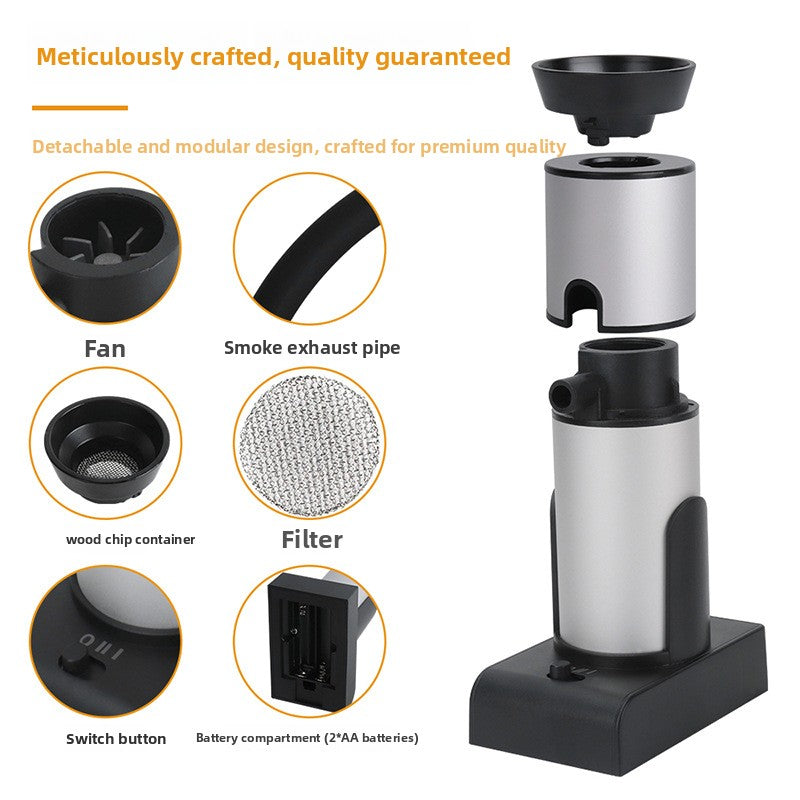 Adjustable Handheld Food Smoker Gun
