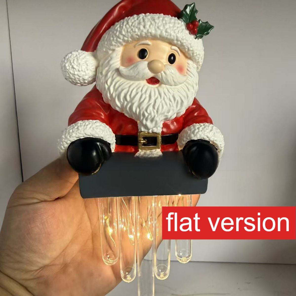 Winter Snowman Santa Icicle String Lights