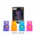 gold glitter bear maltose stress-relief toy