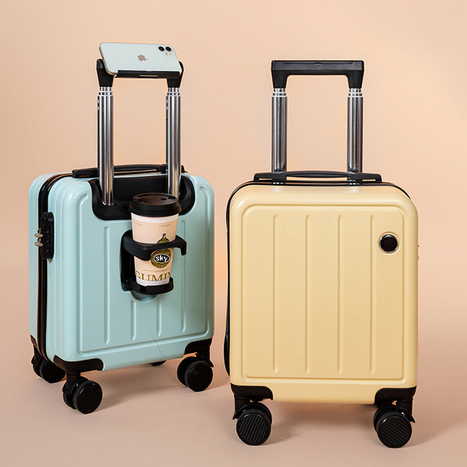 Lightweight Carry-On Suitcase with Silent Wheels