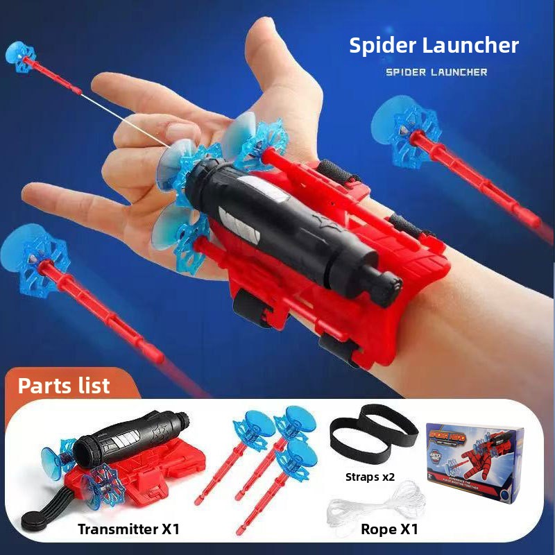 Spider Web Suction Cup Launcher Toy