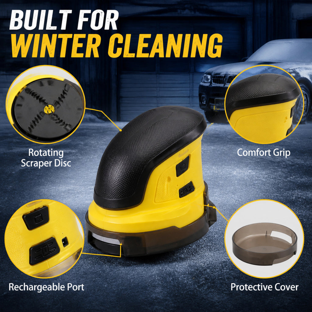 USB Rechargeable Electric Car Window Ice Snow Frost Scraper Remover