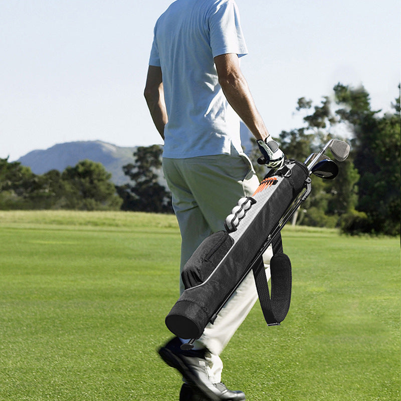 Stand-Up Golf Bag Large Capacity Portable Polyester Golf Club Carrier