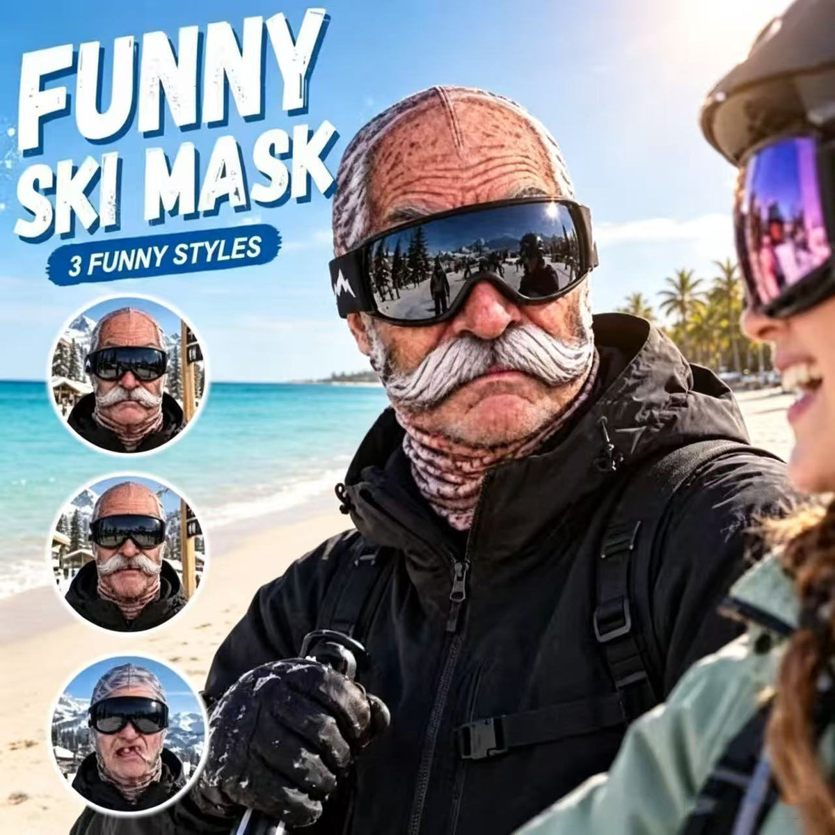 Outdoor sports ski mask