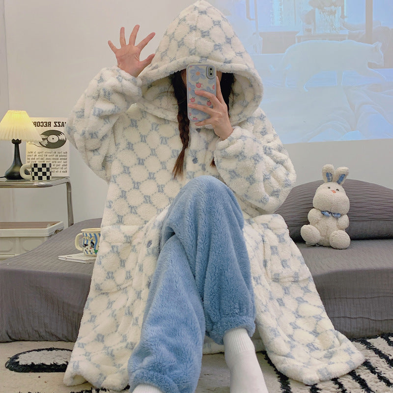 Coral Velvet Pajamas