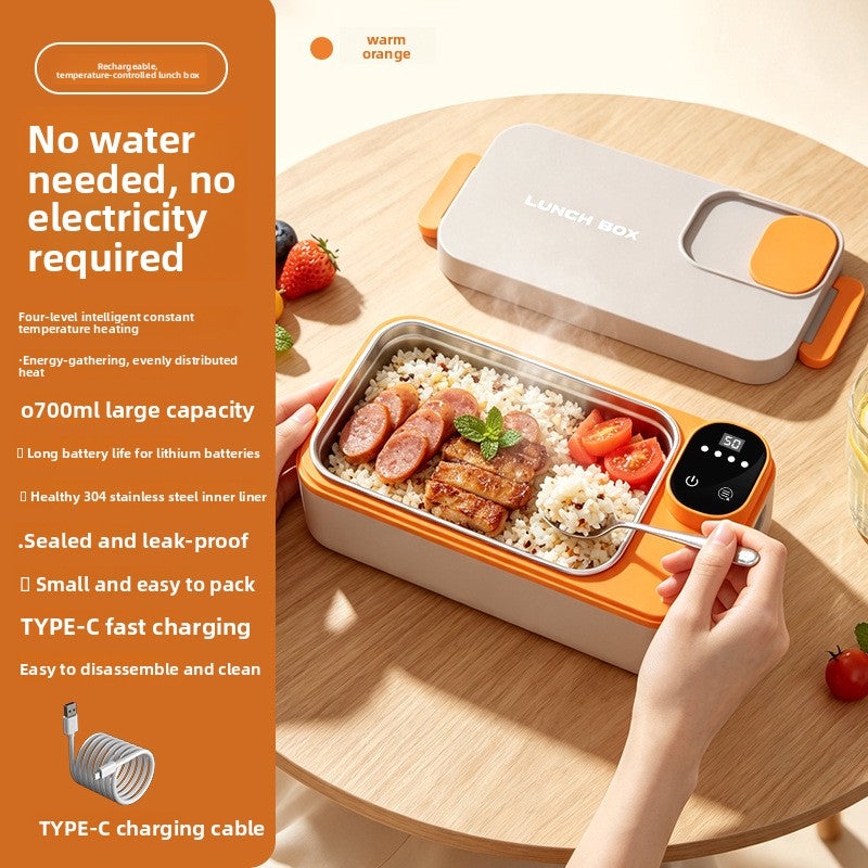 Portable Rechargeable Wireless Heating Lunch Box