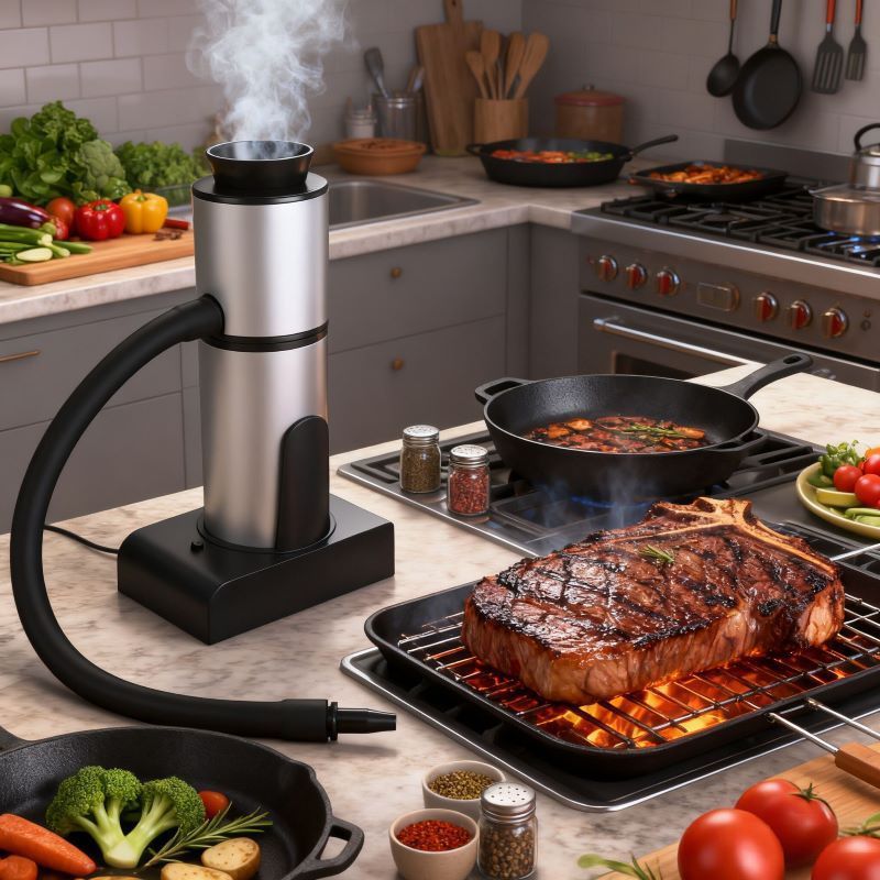 Adjustable Handheld Food Smoker Gun