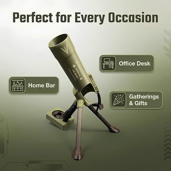 Beer Bottle Mortar Bottle Opener Mortar-Style Beer Bottle Opener