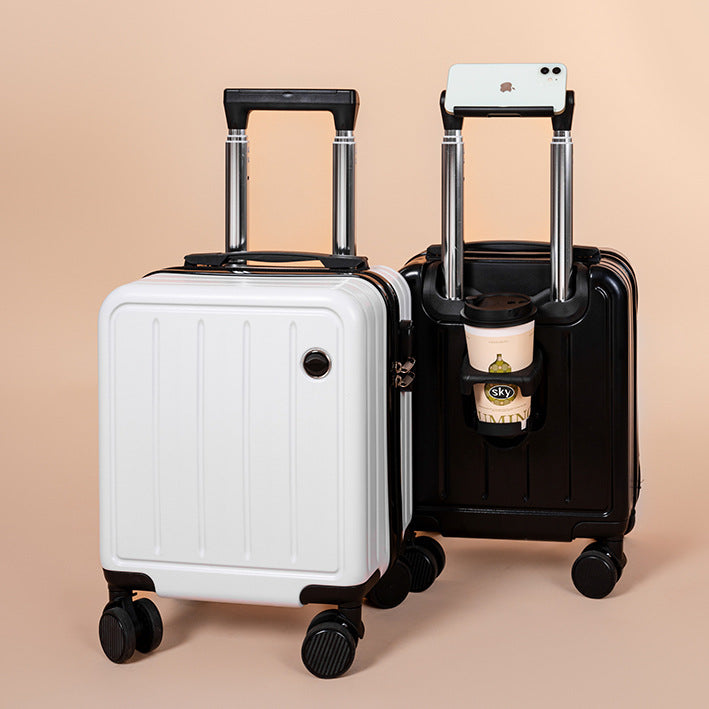 Lightweight Carry-On Suitcase with Silent Wheels