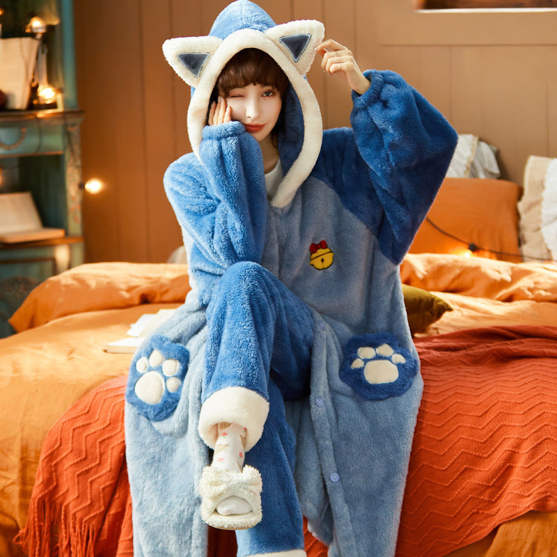 Coral Velvet Pajamas